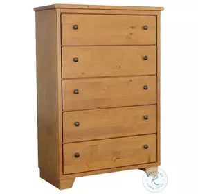Diego Distressed Cinnamon Pine Chest