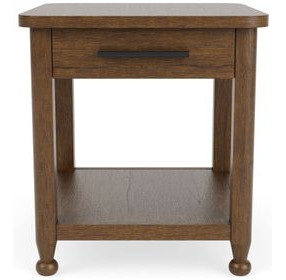 Calhoun Whiskey Oak Rectangular End Table
