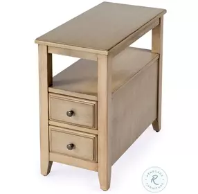 Marcus Antique Beige Side Table