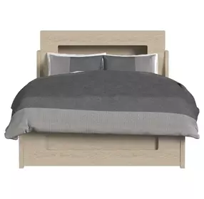Darby Desert Full Storage Panel Bed with USB Charging and LED