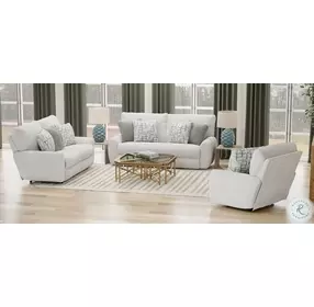 Maxwell Cream Deep Seat Power Reclining Living Room Set