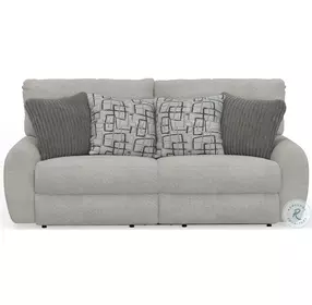 Maxwell Cream Deep Seat Power Reclining 88" Sofa