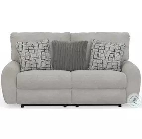 Maxwell Cream Deep Seat Power Reclining 81" Loveseat