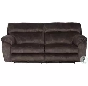 Sedona Mocha Lay Flat Power Reclining 91" Sofa With Power Headrest