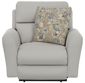 Chappy Linen Power Lay Flat Recliner