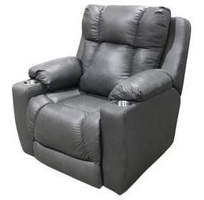 Challenger Graystone Power Recliner with USB Charging