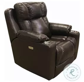Challenger Palermo Chocolate Power Headrest Wall Hugger Big Mans Recliner