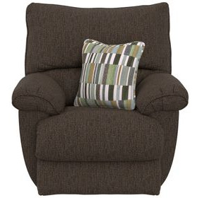 Lenny Chocolate Power Lay Flat Recliner