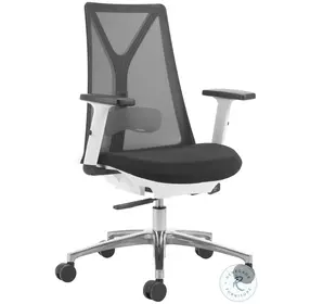 Hasso Black Adjustable Swivel Office Chair