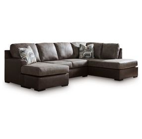 Helson Fossil 2 Piece Modular Sleeper Sectional with RAF Chaise