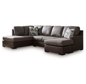Helson Fossil 2 Piece Modular Sectional with RAF Sofa Chaise