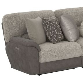 Rendezvous Umber Deep Seat LAF Power Recliner with Power Headrest