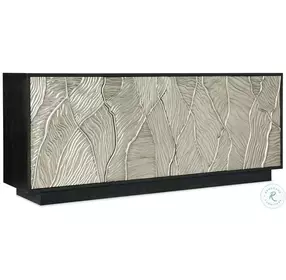 Valleyview Black And Silver TV Stand