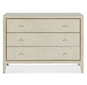 Melange Cream 3 Drawer Accent Chest