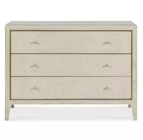 Melange Cream 3 Drawer Accent Chest