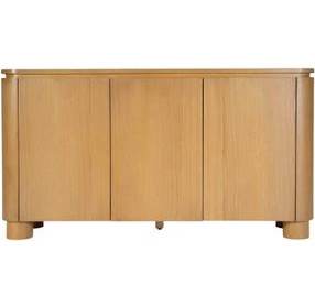 Genoa Light Oak 3 Doors Sideboard with Storage