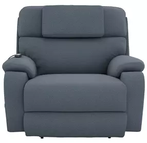 Dreamtime Steel Performance Fabric Zero Gravity Power Recliner with USB Charging and Neck Pillow
