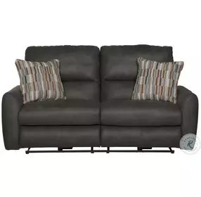 Dorian Charcoal Power Reclining 78" Loveseat