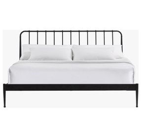Metal Beds Matte Farmhouse King Metal Bed