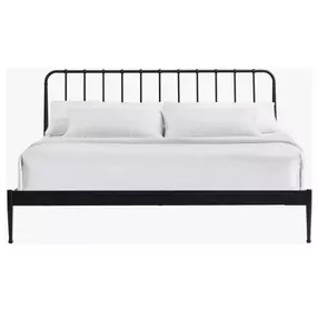 Metal Beds Matte Farmhouse King Metal Bed