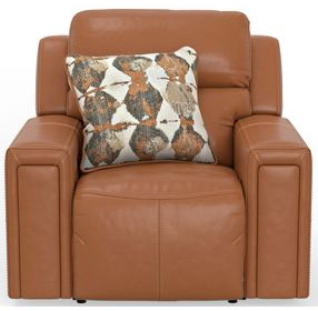 Arezzo Whiskey Zero Gravity Lay Flat Power Recliner with Power Headrest