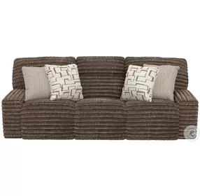Lynx Mocha Zero Gravity Power Reclining 101" Sofa