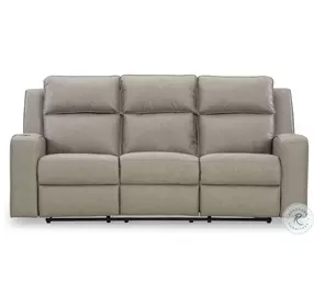 Lavenhorne Pebble Reclining Sofa with Drop Down Table