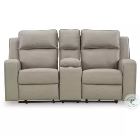 Lavenhorne Pebble Reclining Console Loveseat