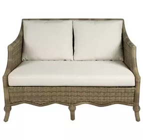 Scarlett Milk Chocolate Outdoor 53" Loveseat