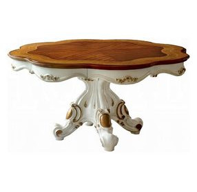 Picardy Antique Pearl and Cherry Oak 62" Round Dining Table
