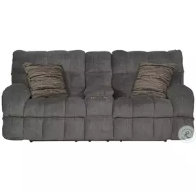 Ashland Granite Lay Flat Power Reclining Console 86" Loveseat