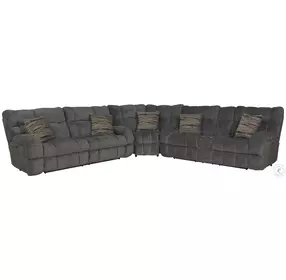 Ashland Granite Lay Flat 3 Piece Power Reclining Sectional