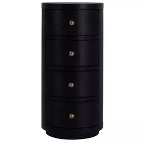 Nora Antique Coffee Round 4 Drawer End Table