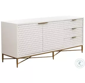 White Pearl TV Stand