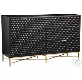 Black Pearl 7 Drawer Dresser