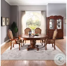 Chateau De Ville Cherry Extendable Oval Dining Room Set