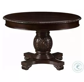 Chateau De Ville Espresso 66" Extendable Oval Dining Table