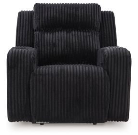 Broad Cove Black Zero Gravity Power Recliner with USB Charging and LED