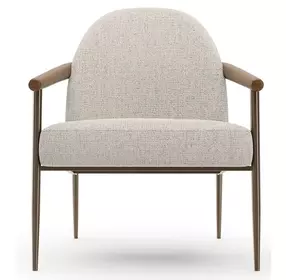 Altura Oatmeal Performance Fabric Upholstered Lounge Chair