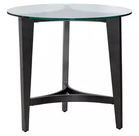 Verano Espresso Round End Table