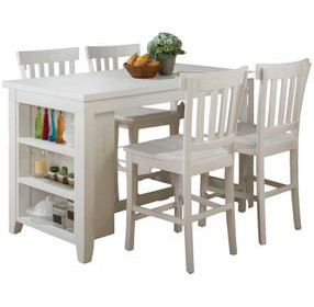 Madaket Off White 5 Piece Counter Height Dining Set