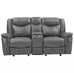 Conrad Gray 77" Reclining Loveseat