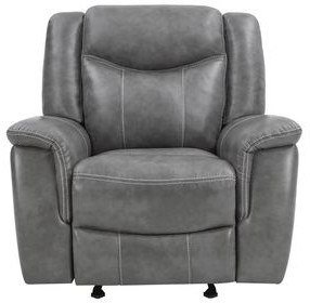 Conrad Gray Glider Recliner