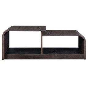 Fresh Angles Espresso Rectangular Cocktail Table