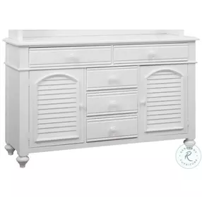 Cottage Traditions Clean White Cottage Server