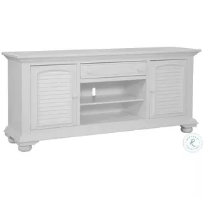 Cottage Traditions Clean White 72" TV Stand