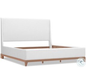 Todays Tradition Hickory Queen Upholstered Panel Bed