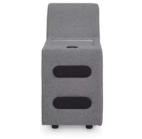 Modmax Salt And Pepper Performance Fabric Console with Audio System