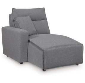 Modmax Salt And Pepper Performance Fabric LAF Press Back Power Chaise