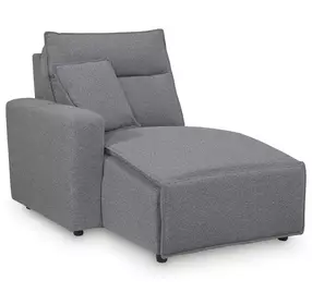 Modmax Salt And Pepper Performance Fabric LAF Press Back Power Chaise